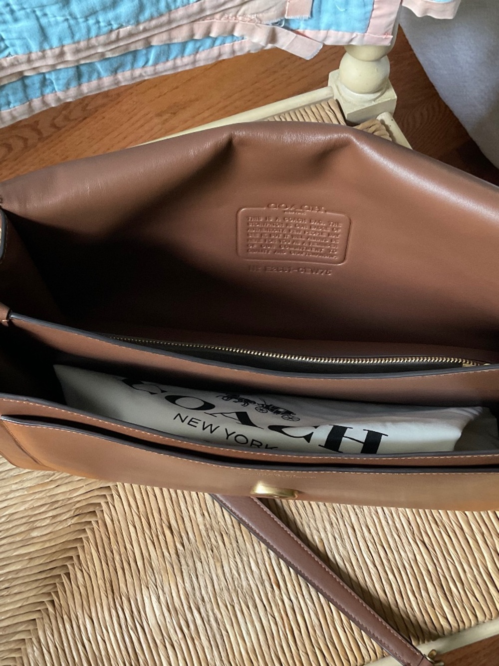 Coach Tabby 36 Brown loved leather - Picture 7 of 7